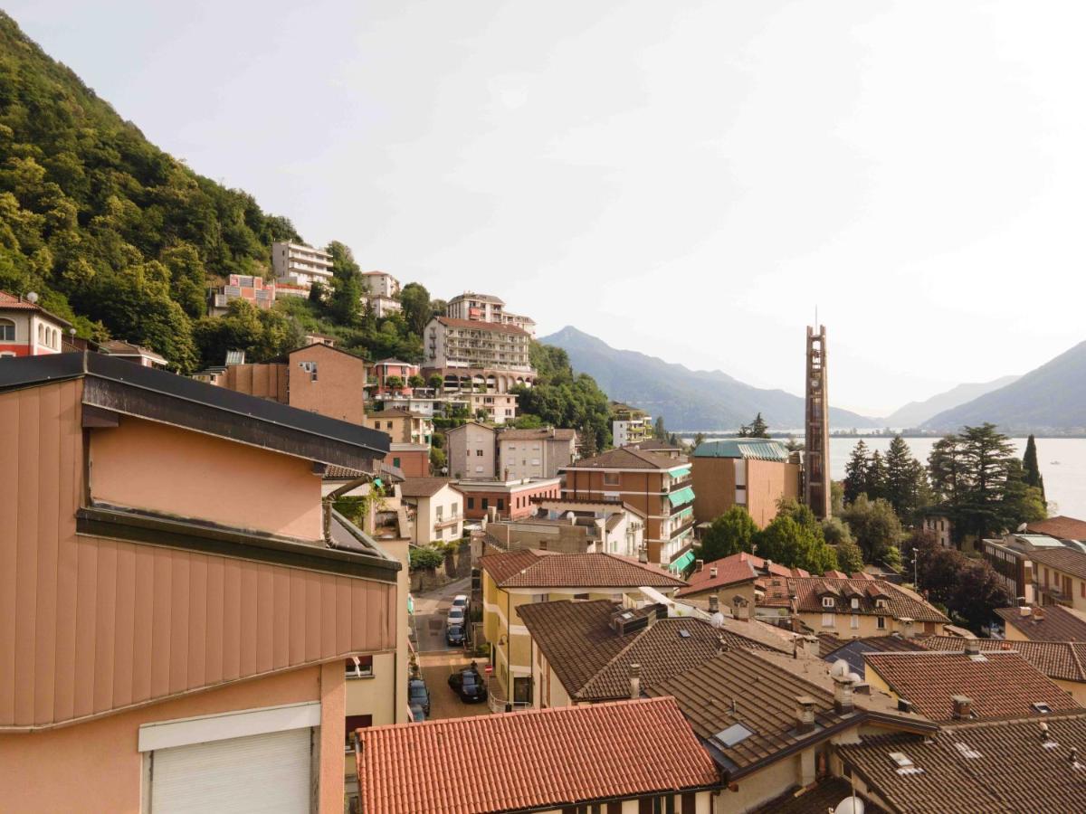 Casa Elea_ Panoramic Attic In City Center Campione dʼItalia المظهر الخارجي الصورة