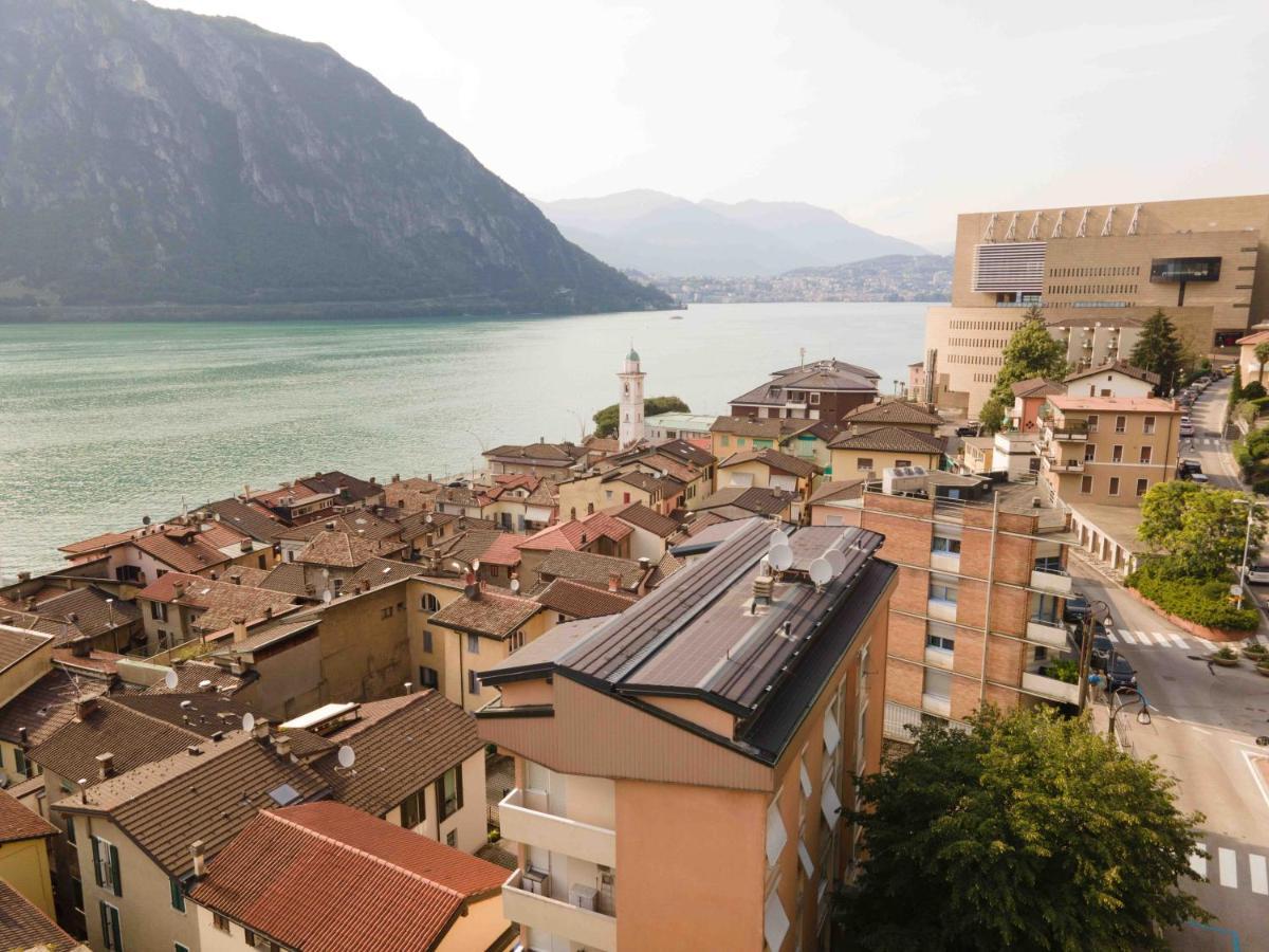 Casa Elea_ Panoramic Attic In City Center Campione dʼItalia المظهر الخارجي الصورة